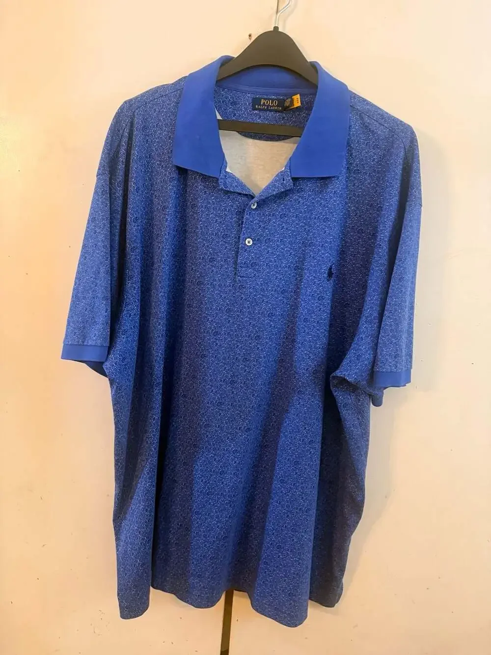 Polo Ralph Lauren Floral Print Soft Cotton Polo Shirt Blue Size 3XB